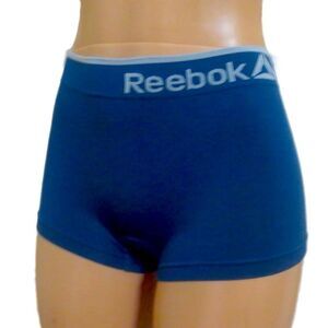 Reebok Navy Logo Boyshort Panty